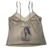 Bxoxo Gothic Punk Aesthetic Y2K vintage Women's Sleeveless Camisole Chic Lace Emo Girls Slim Casual Sexy rock Streetwear Hip Hop Tops